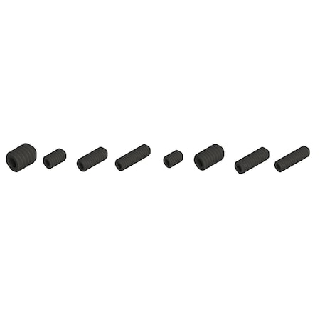 MICRO 100 Set Screw - M4 X .7 X 6mm Cup Point Blk Alloy (10PC) 41239